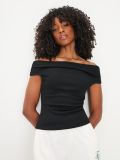 Bluza sa španskim izrezom - crno - SINSAY - small6