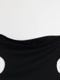 Bluza sa španskim izrezom - crno - SINSAY - small10
