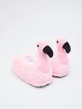 Puszyste kapcie flamingi - różowy - SINSAY - small1