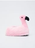 Puszyste kapcie flamingi - różowy - SINSAY - small2