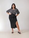 Bluse mit Puffärmeln - Mehrfarbig - SINSAY - small4