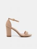 Sandale cu toc - roz-pastel - SINSAY - small1