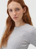 Sweter z wiskozy - szary - SINSAY - small1