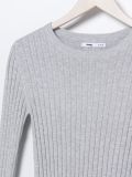 Sweter z wiskozy - szary - SINSAY - small5