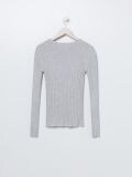 Sweter z wiskozy - szary - SINSAY - small6