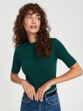 Püstkraega T-särk - mündiroheline - SINSAY - small6