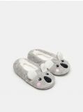 Flauschige Hausschuhe mit Koalamotiv - Grau - SINSAY - small1