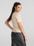 Pamučna majica - krem - SINSAY - small2