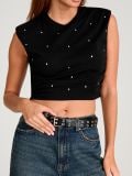 Crop top - crno - SINSAY - small5