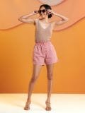 Teksas šorts - roze - SINSAY - small4