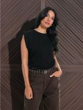 Pamut felső - fekete - SINSAY - small1