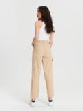 Cargo hlače - krem - SINSAY - small4