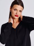 Bluza iz viskoze - črna - SINSAY - small5