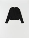 Bluza iz viskoze - črna - SINSAY - small3