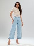 Τζιν Culotte - μπλε - SINSAY - small3