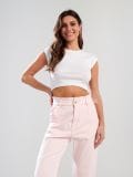 LADIES` JEANS TROUSERS - roze - SINSAY - small3