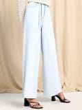 Wide leg farmerke - plava - SINSAY - small1