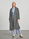 Płaszcz w kratę - wielobarwny - SINSAY - small3