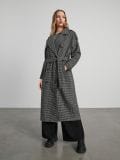 Płaszcz w kratę - wielobarwny - SINSAY - small6
