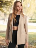 Sacou cu buzunare - bej - SINSAY - small1