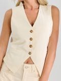Kostüümi vest - helekollane - SINSAY - small1