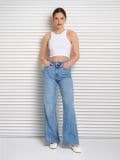Teksapüksid wide leg - sinine - SINSAY - small1