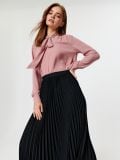 Fustă midi plisată - negru - SINSAY - small3