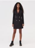 Rochie tip blazer - negru - SINSAY - small1