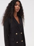 Rochie tip blazer - negru - SINSAY - small2