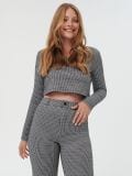Spodnie w kratę - wielobarwny - SINSAY - small2