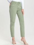 Kavbojke high waist straight - zelena - SINSAY - small1