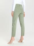 Kavbojke high waist straight - zelena - SINSAY - small5