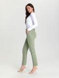 Kavbojke high waist straight - zelena - SINSAY - small3
