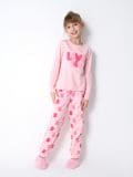 Dvodelna pidžama - pastelno roze - SINSAY - small1
