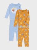 Dvodelna pidžama  2 pack - narandžasto - SINSAY - small1