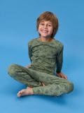 Kaheosaline pidžaamakomplekt - khaki - SINSAY - small4