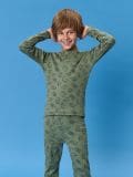 Kaheosaline pidžaamakomplekt - khaki - SINSAY - small5