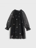 Sukienka z tiulem - czarny - SINSAY - small1