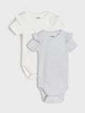 Bodi, 2 tk - valge - SINSAY - small1