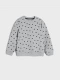 Bluza w kropki - szary - SINSAY - small1