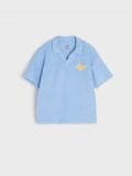 Tricou Polo - albastru - SINSAY - small2
