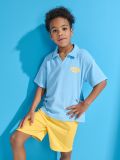 Tricou Polo - albastru - SINSAY - small1