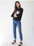 Mikina Hello Kitty - černá - SINSAY - small1