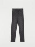 Rifle high waist skinny - čierna - SINSAY - small3