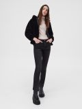 Geacă din blană artificială - negru - SINSAY - small1