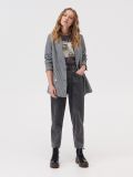 Jeansy slouchy - szary - SINSAY - small1
