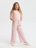 Pikkade varrukatega T-särk - pastellroosa - SINSAY - small6