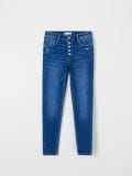 Kavbojke high waist skinny - mornarica - SINSAY - small3