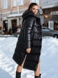 Plašč s kapuco - črna - SINSAY - small3