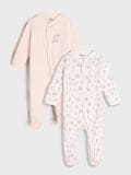Komplet 2 pajacev - pastelno roza - SINSAY - small1